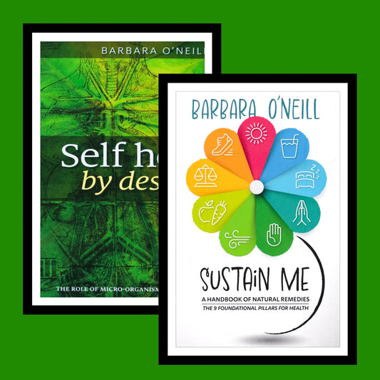 Bundle: SUSTAIN ME + Self Heal By Design by Barbara O’Neill - Paperback